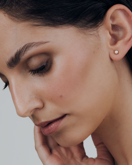 Dream Pearl Studs Rose Gold