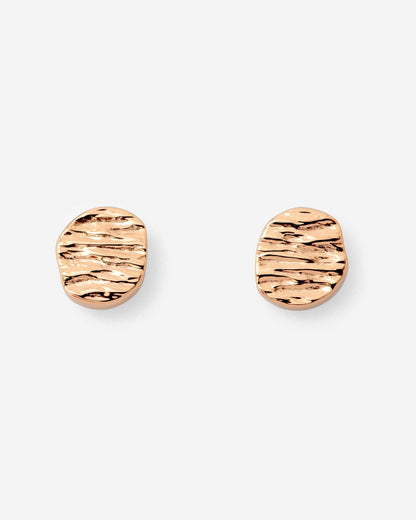 Boho Coin Studs Rose Gold