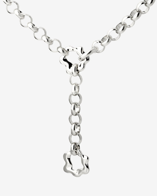 Love Me Bold Necklace Silver