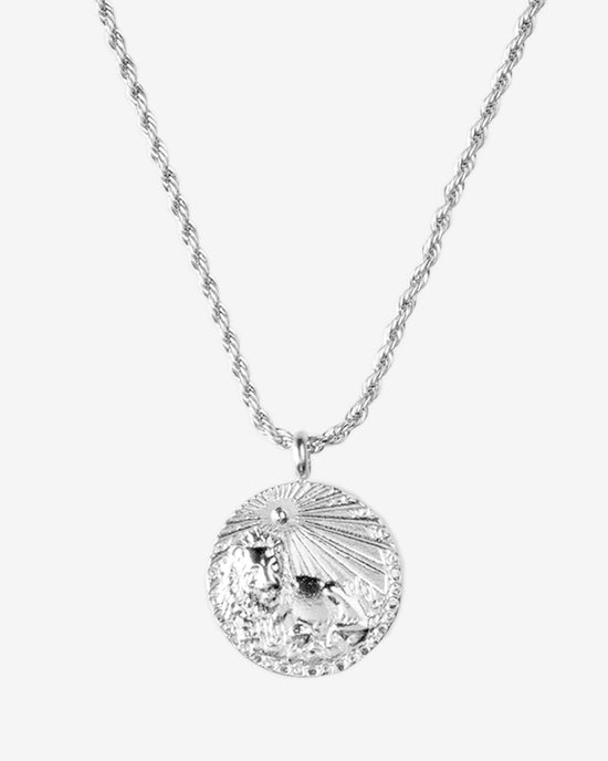 Zodiac Sign Necklace Silver