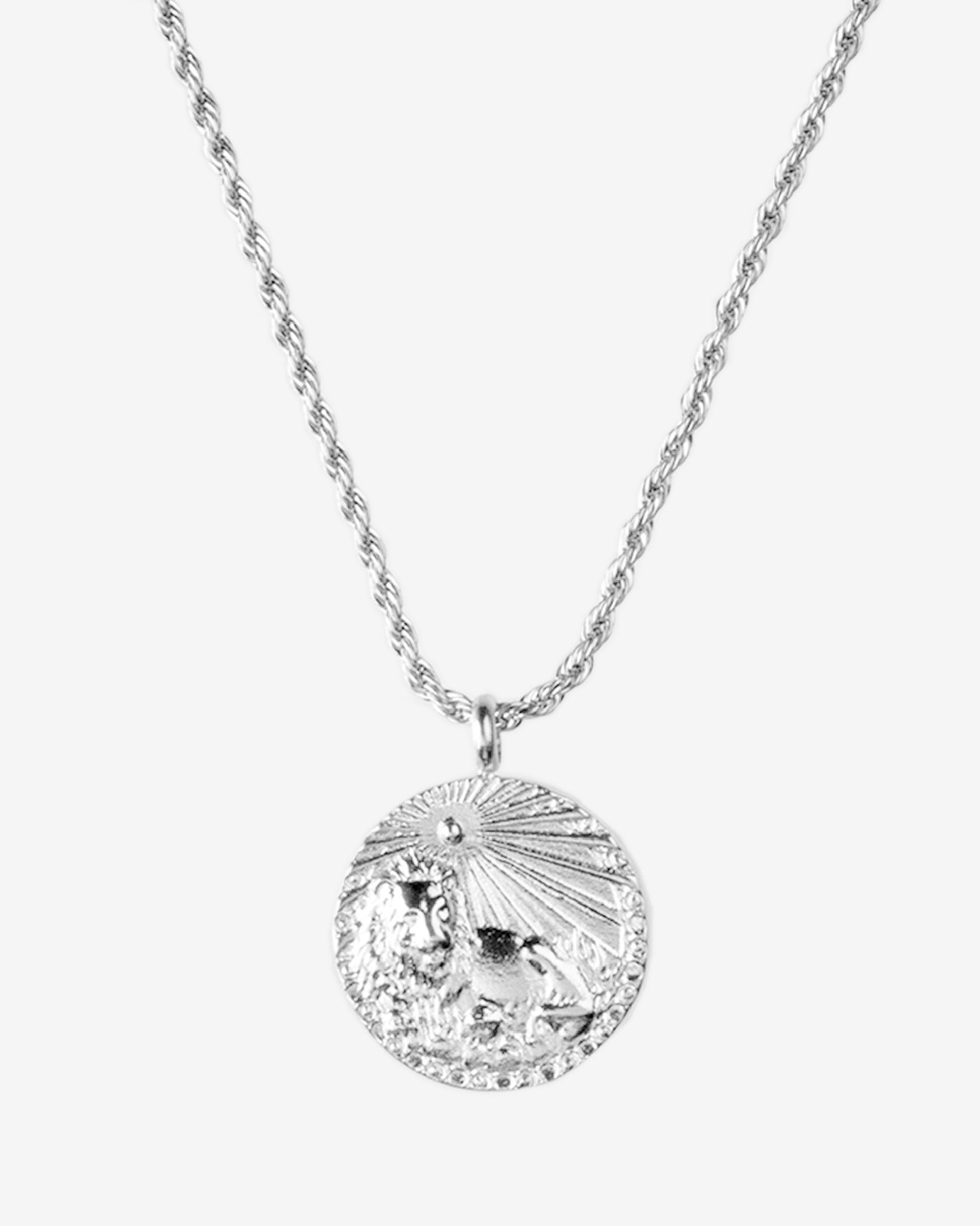 Zodiac Sign Necklace Silver