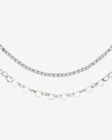 Glam Lover Necklace Bundle Silver