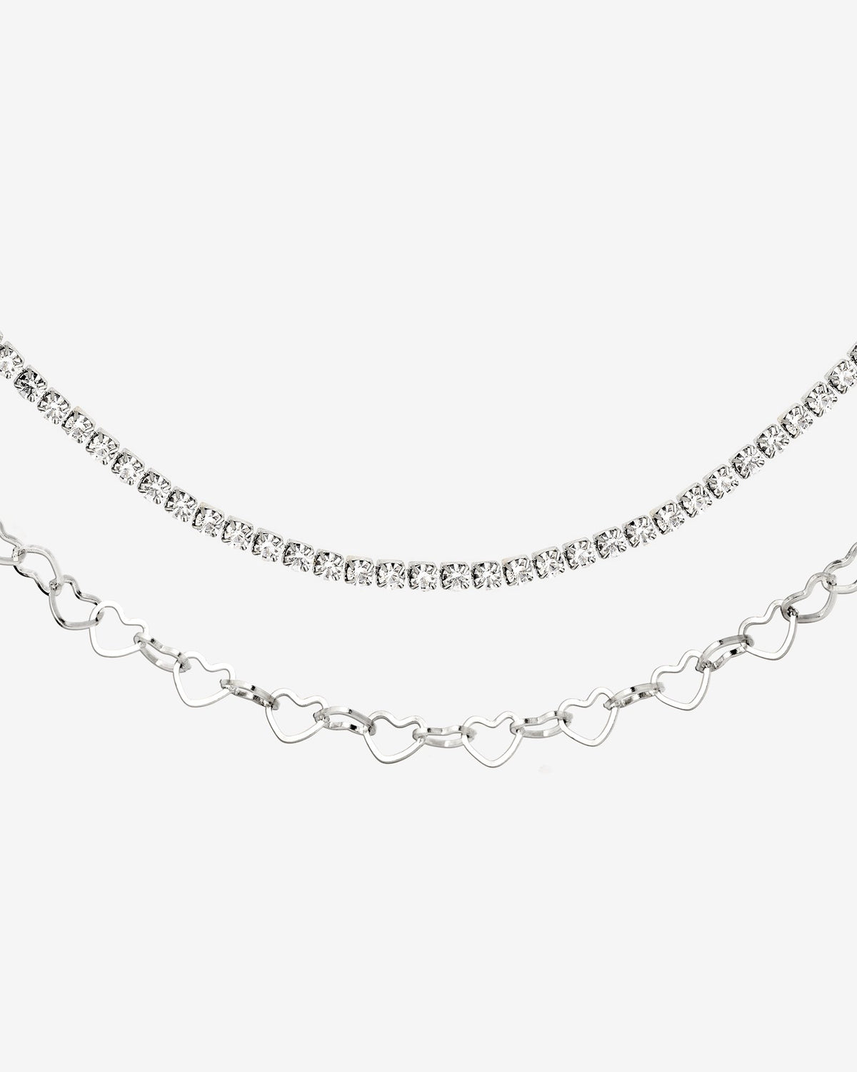 Glam Lover Necklace Bundle Silver