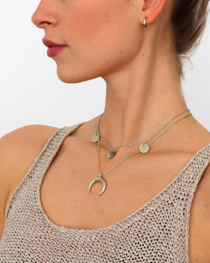 Luna Necklace Silver