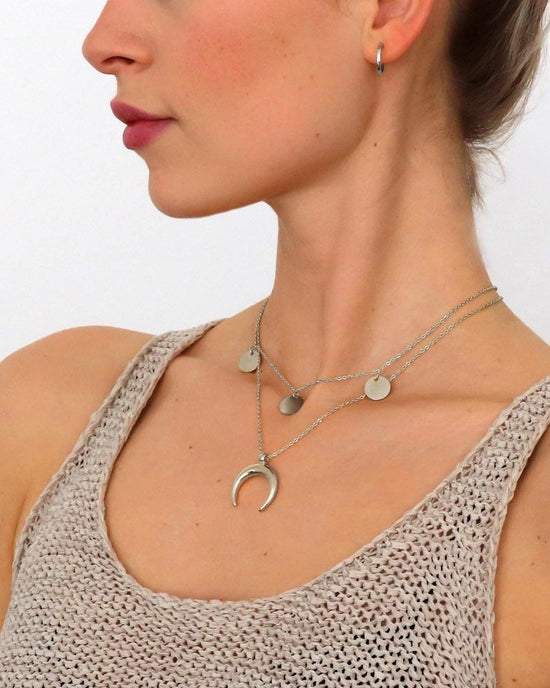 Luna Necklace Silver