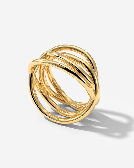 Entwined Ring Gold