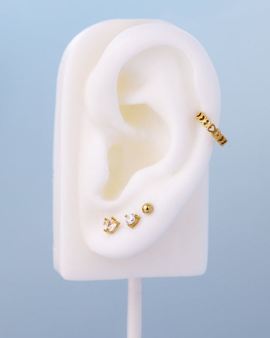 Glimmer Studs Silver