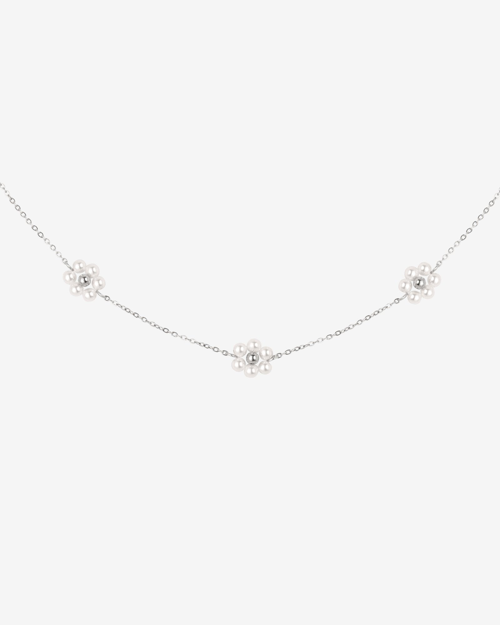 Flourish Necklace Silver