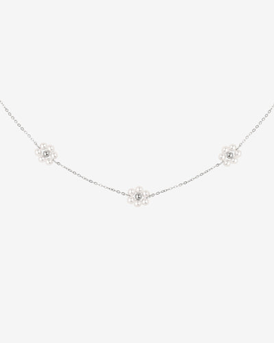 Flourish Necklace Silver