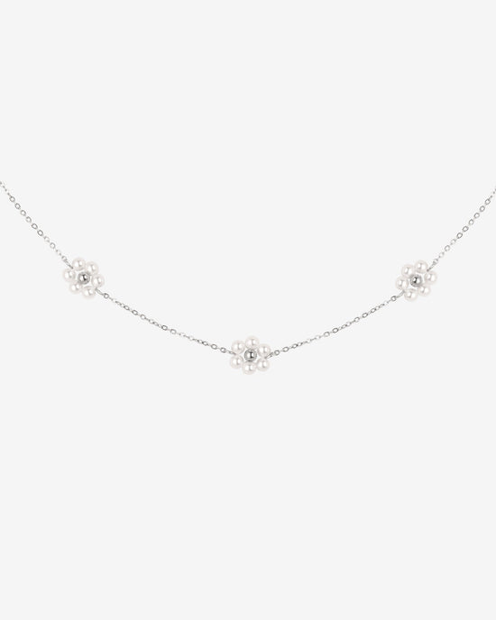 Flourish Necklace Silver