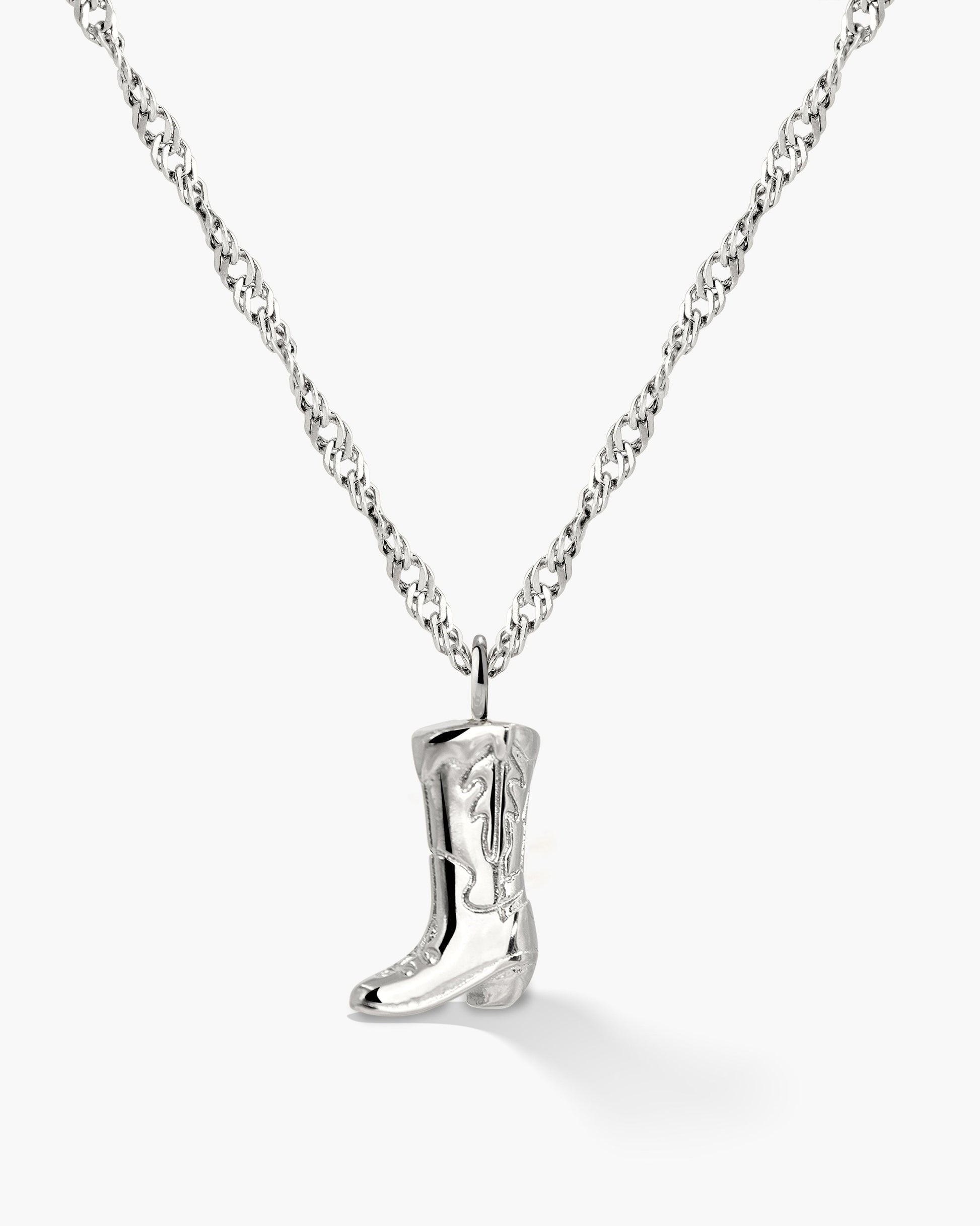 Howdy Necklace Silver