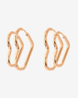 Heartily Hoop Set Rose Gold
