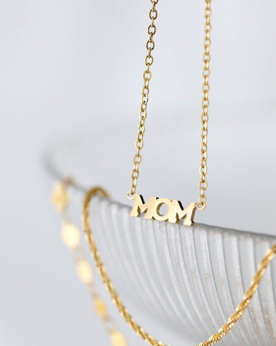 Mom Forever Necklace Silver