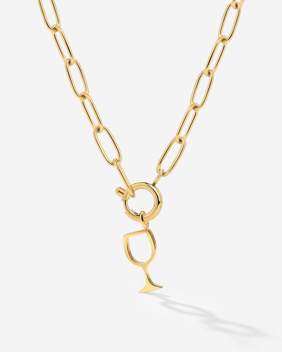 Vino Amore Oval Links Necklace Set