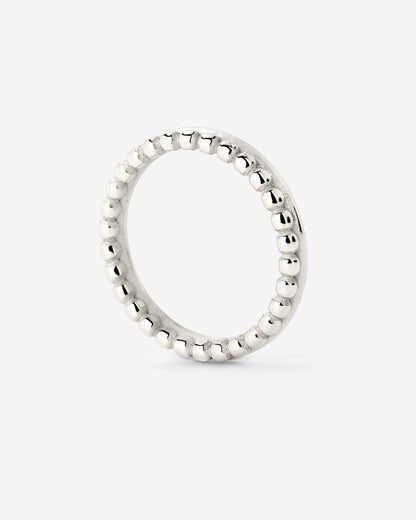 Boho Dots Ring Silver