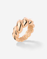 Bold Twist Ring Rose Gold