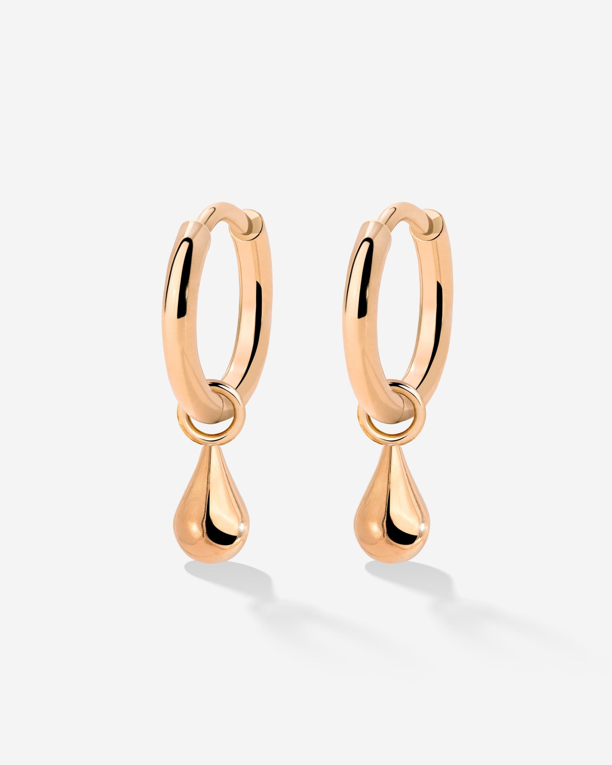 Drop it Hoop Set Small Rose Gold