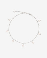 Shiny Pearls Bracelet Silver