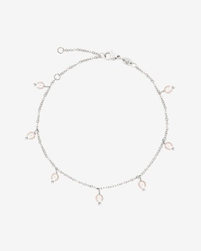 Shiny Pearls Bracelet Silver