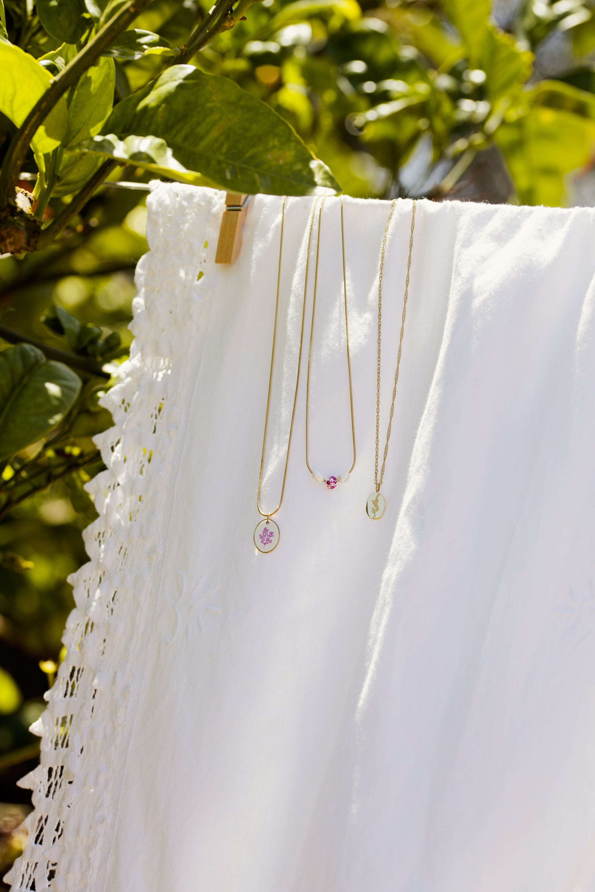 Painted Pink Necklace