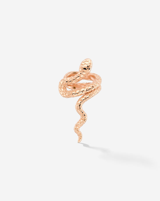 Lola Canny Cobra Ear Cuff Rose Gold