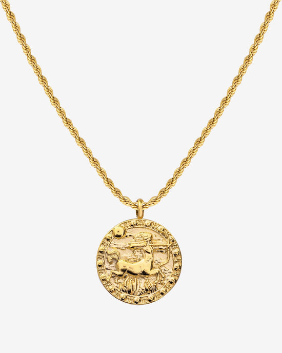 Zodiac Sign Necklace Gold