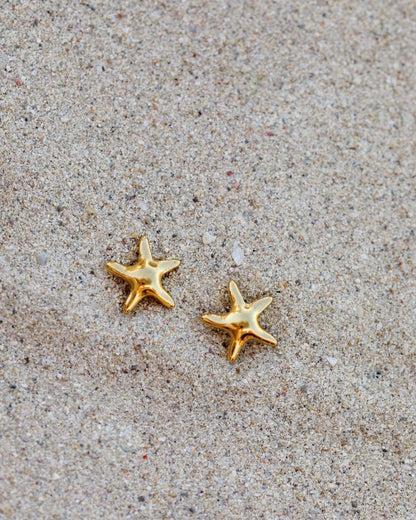 Sea Star Studs Rose Gold