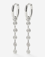Sweet Swirl Hoop Set Small Silver
