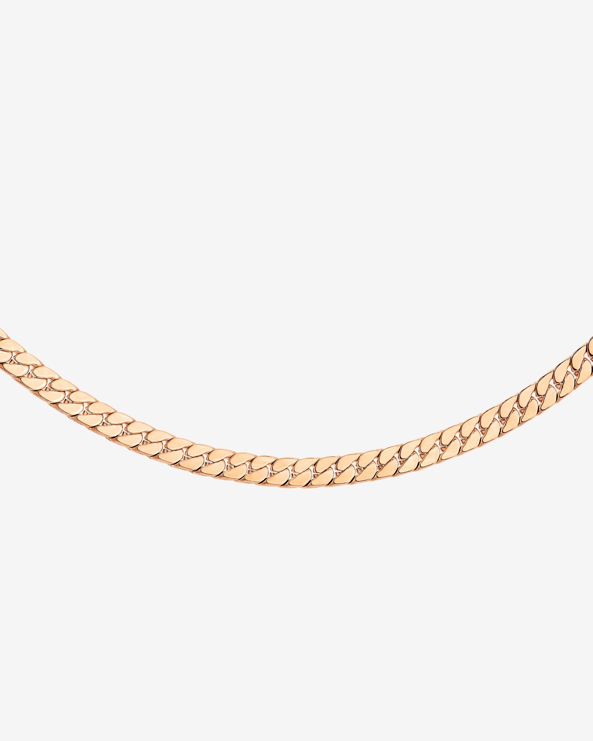 Snaked Necklace Rose Gold