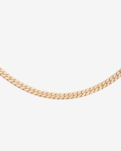 Snaked Necklace Rose Gold
