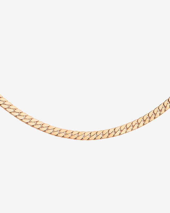 Snaked Necklace Rose Gold