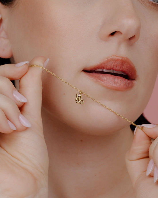 Capricorn Bubble Necklace gold