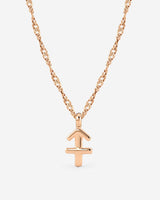 Sagittarius Bubble Necklace Rose Gold