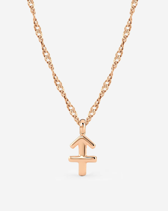 Sagittarius Bubble Necklace Rose Gold
