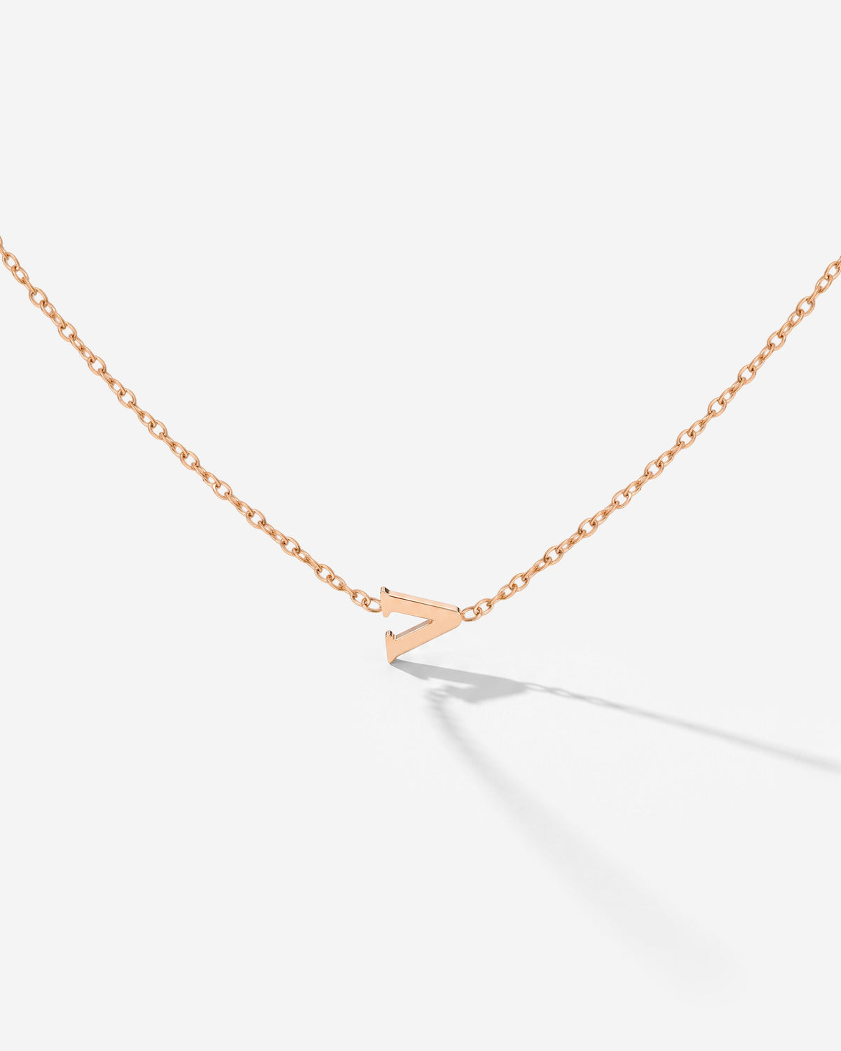 Tiny Letter Necklace