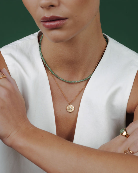 Moss Necklace Rose Gold