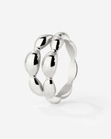 Graceful Curves Ring Silver