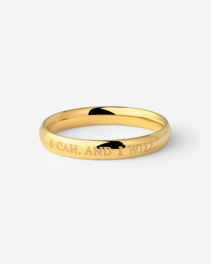 I can. And I will Ring gold