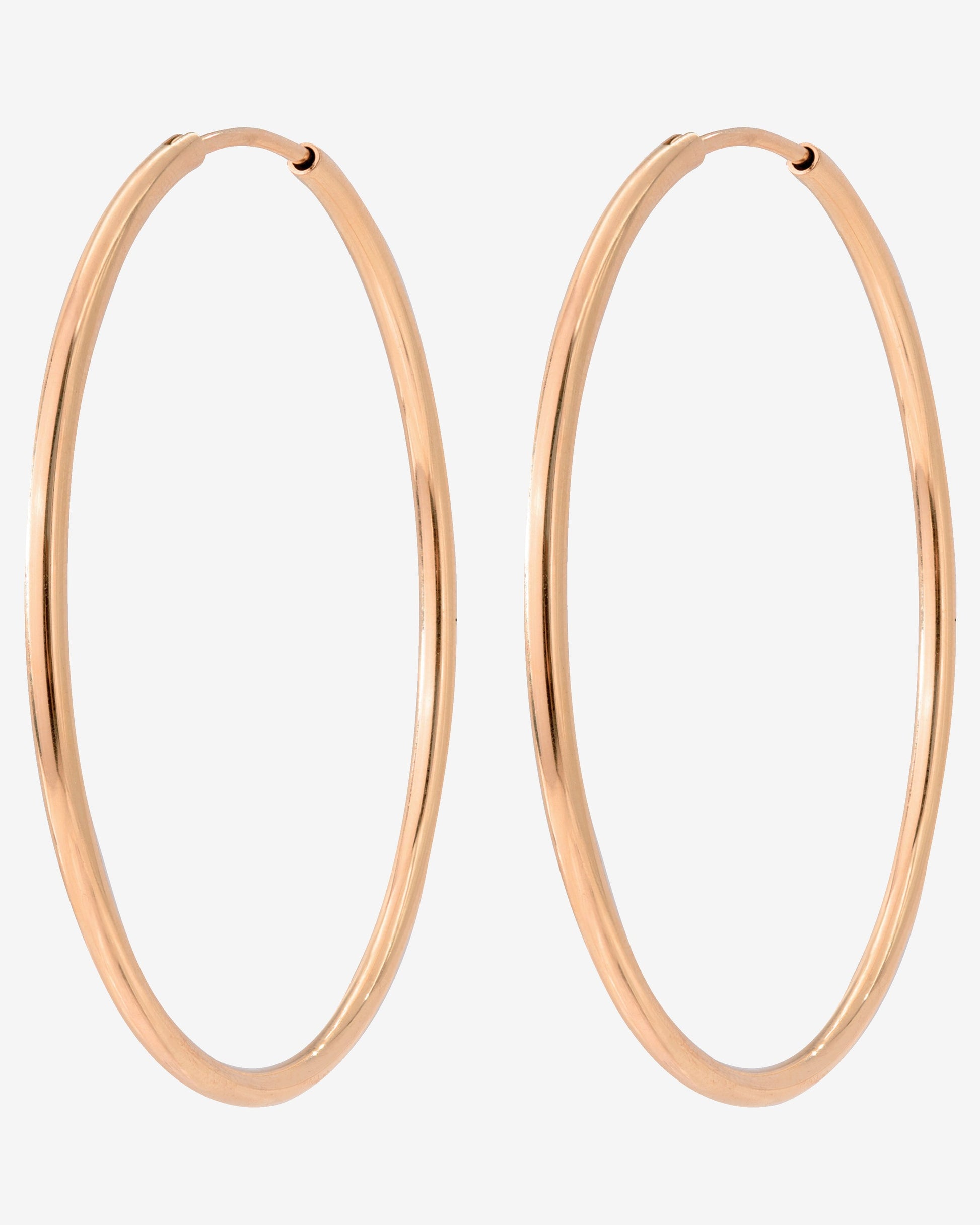 Extra Maxi Hoops Rose Gold