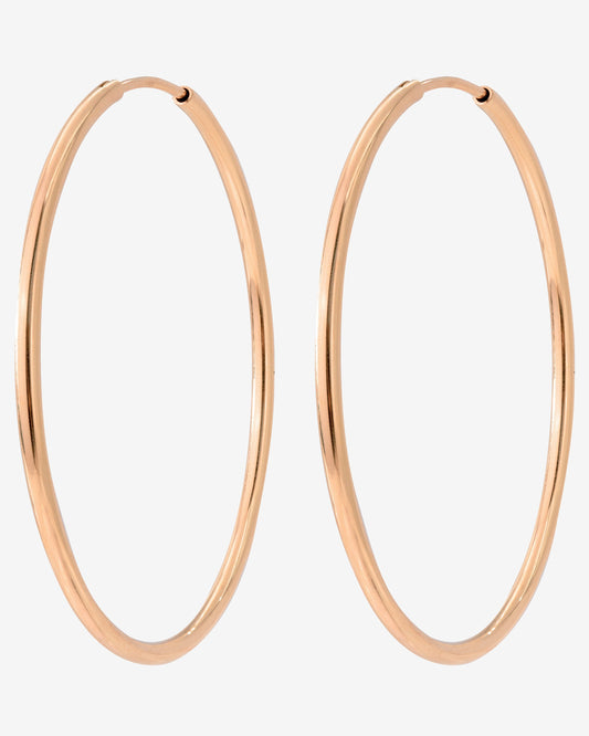 Extra Maxi Hoops Rose Gold