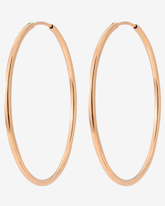 Extra Maxi Hoops Rose Gold