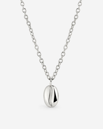 Golden Bean Necklace Silver