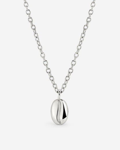 Golden Bean Necklace Silver