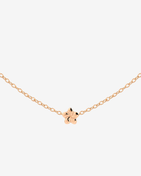 Floral Glow Choker Rose Gold