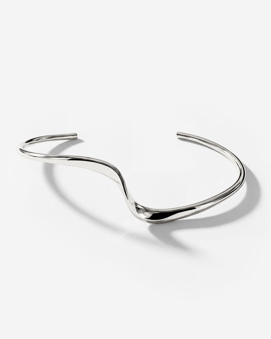 Tides Bangle Silver