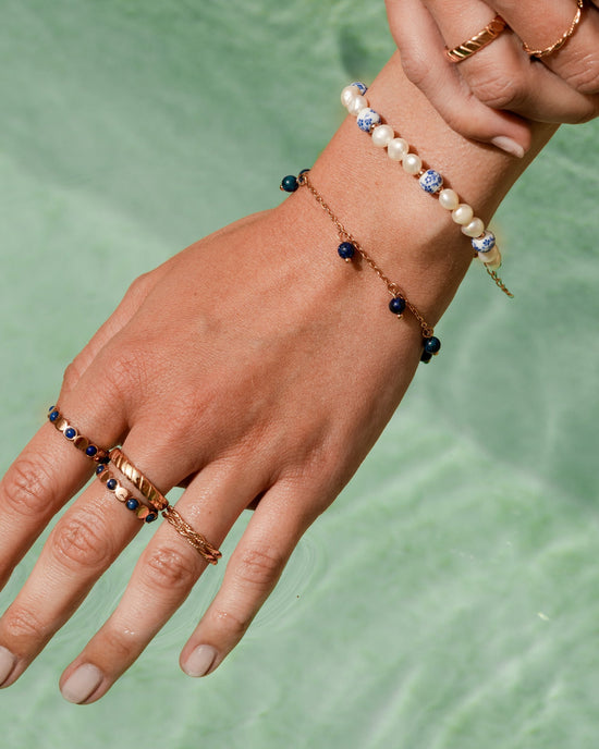 Blue Bay Ring Rose Gold