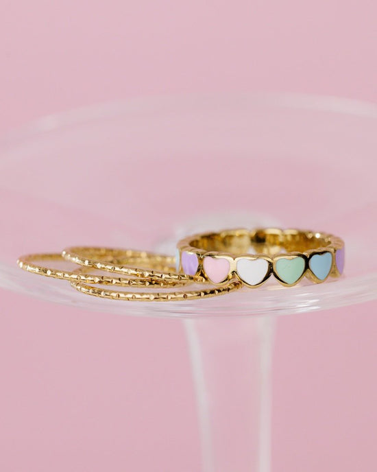 Prism Trio Ring Rose Gold