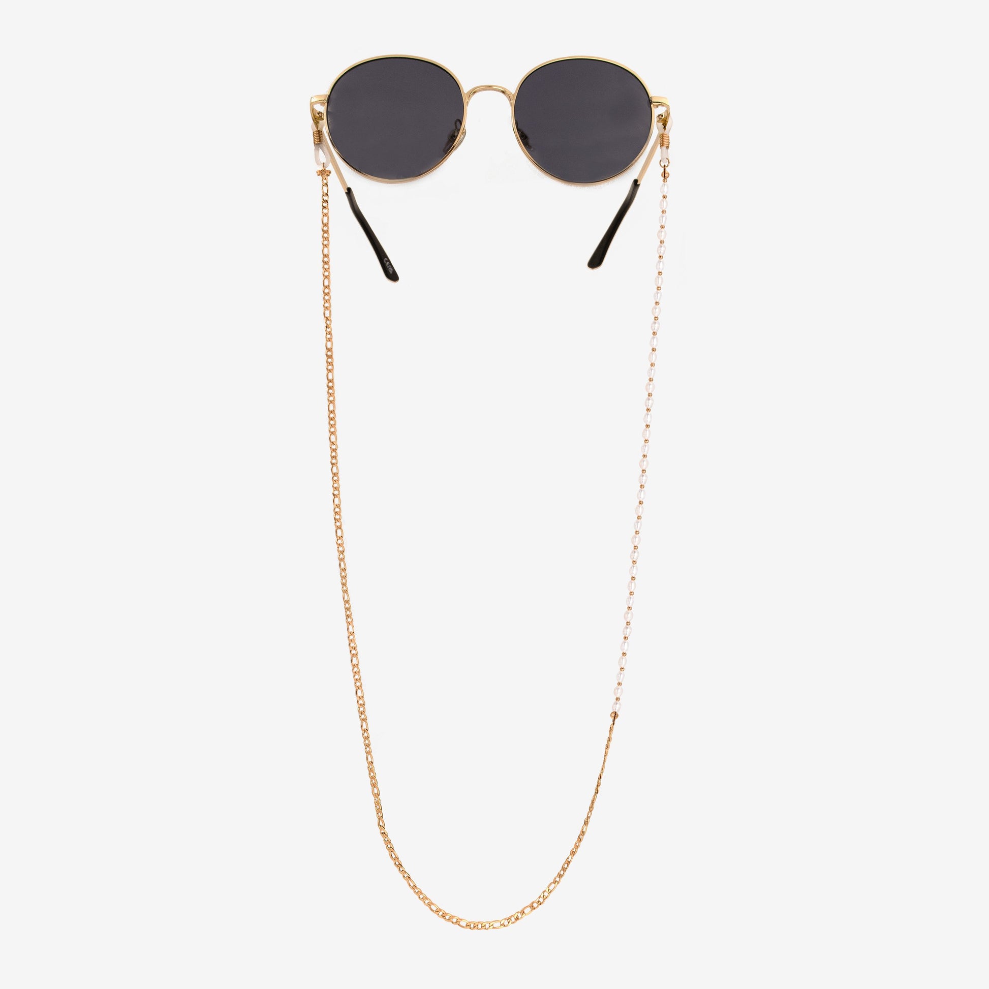 Pearly Sunglasses Chain Rose Gold