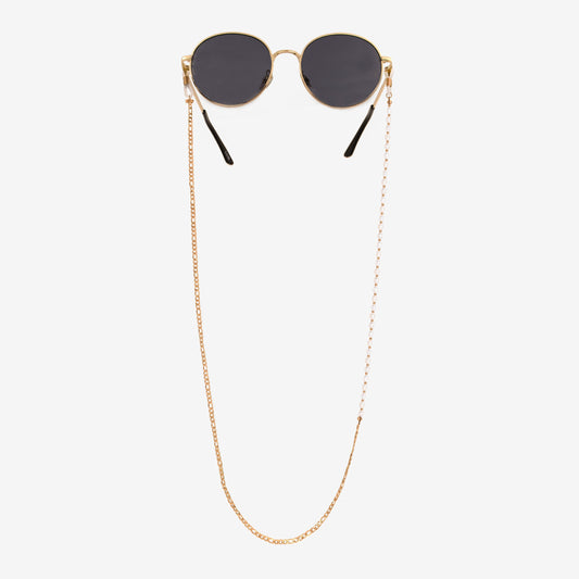 Pearly Sunglasses Chain Rose Gold