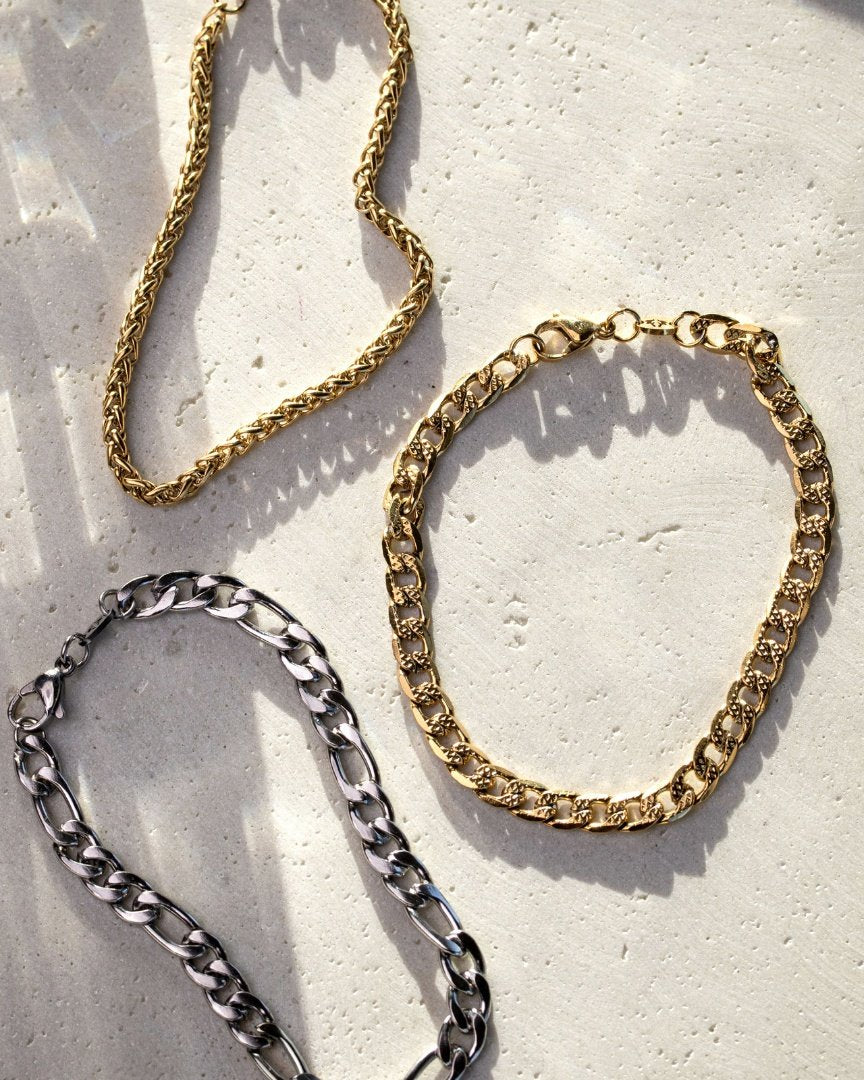 Cuban Chain Bracelet Silber